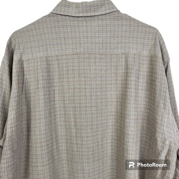 Ermenegildo Zegna Mens Long Sleeve Wool Blend Button Down Shirt Size XL - Picture 4 of 7